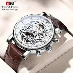 Men's Watch Fashion Skeleton Tourbillon Automatic