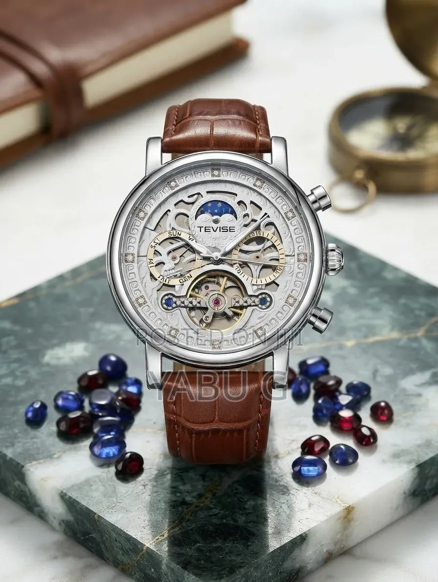 Men's Watch Fashion Skeleton Tourbillon Automatic