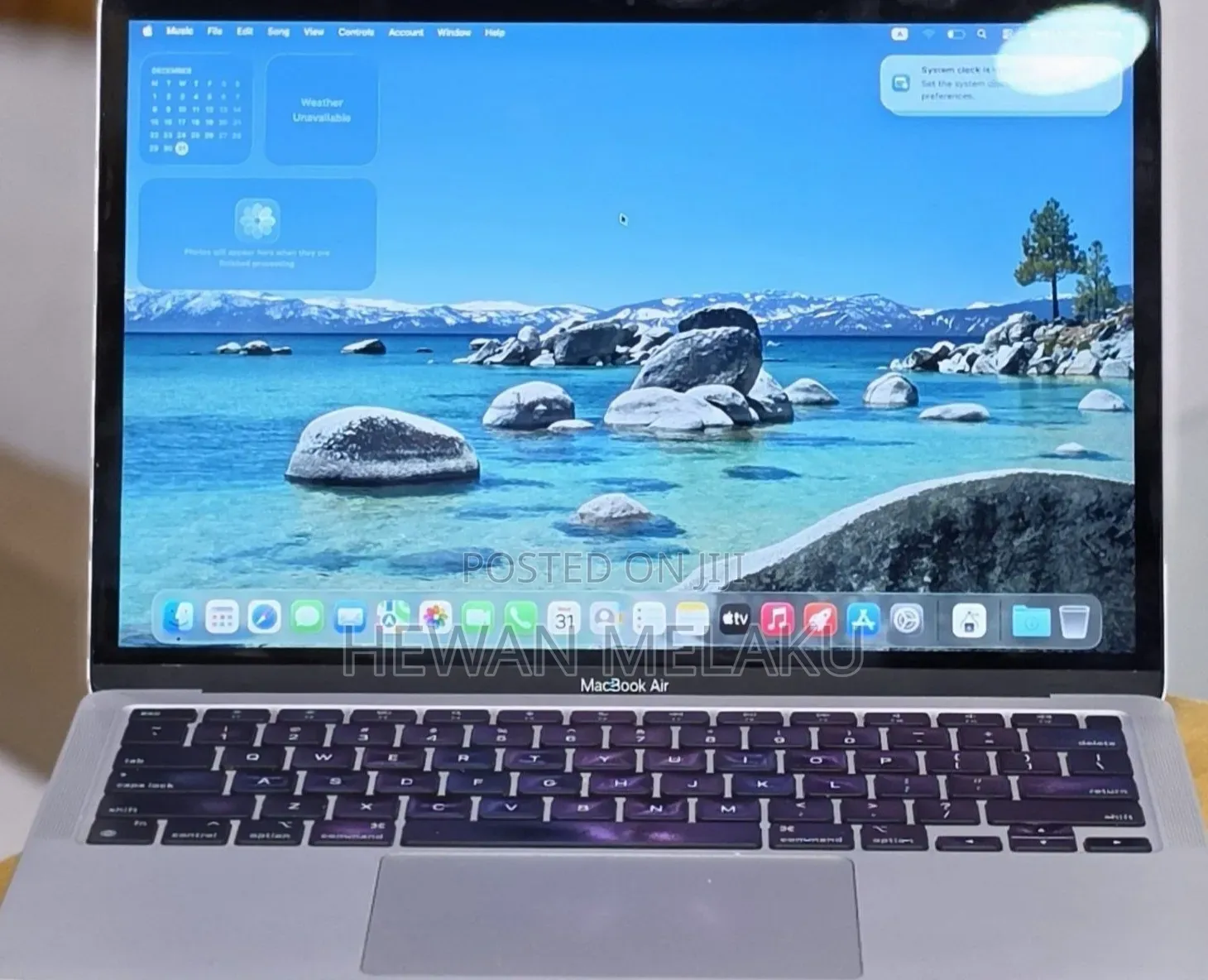 New Laptop Apple MacBook Air 2020 M1 8GB Apple M1 SSD 256GB