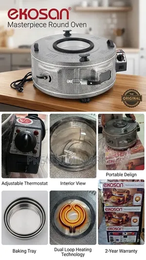 Ekosan Original Masterpiece Round Oven ኢኮሰን የዳቦ መጋገሪያ ኦቭን