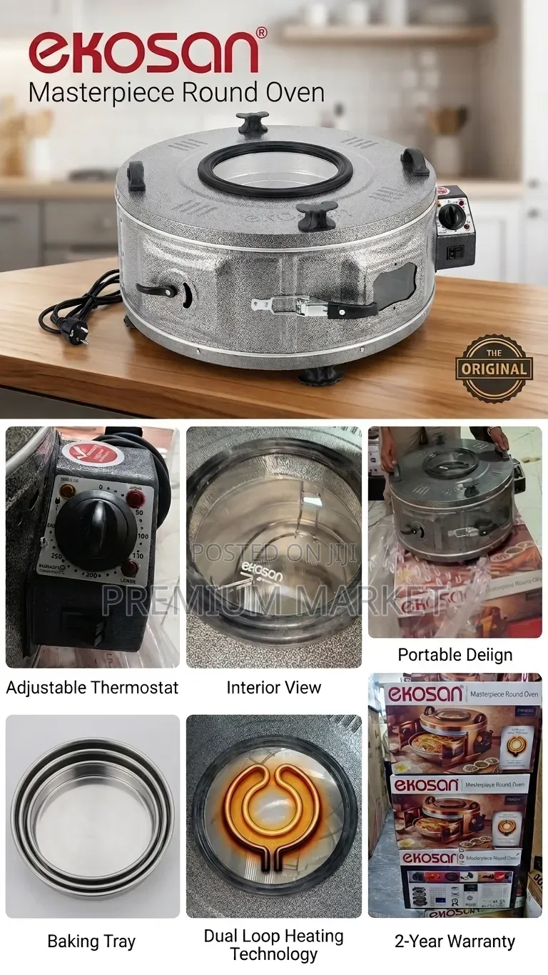 Ekosan Original Masterpiece Round Oven ኢኮሰን የዳቦ መጋገሪያ ኦቭን