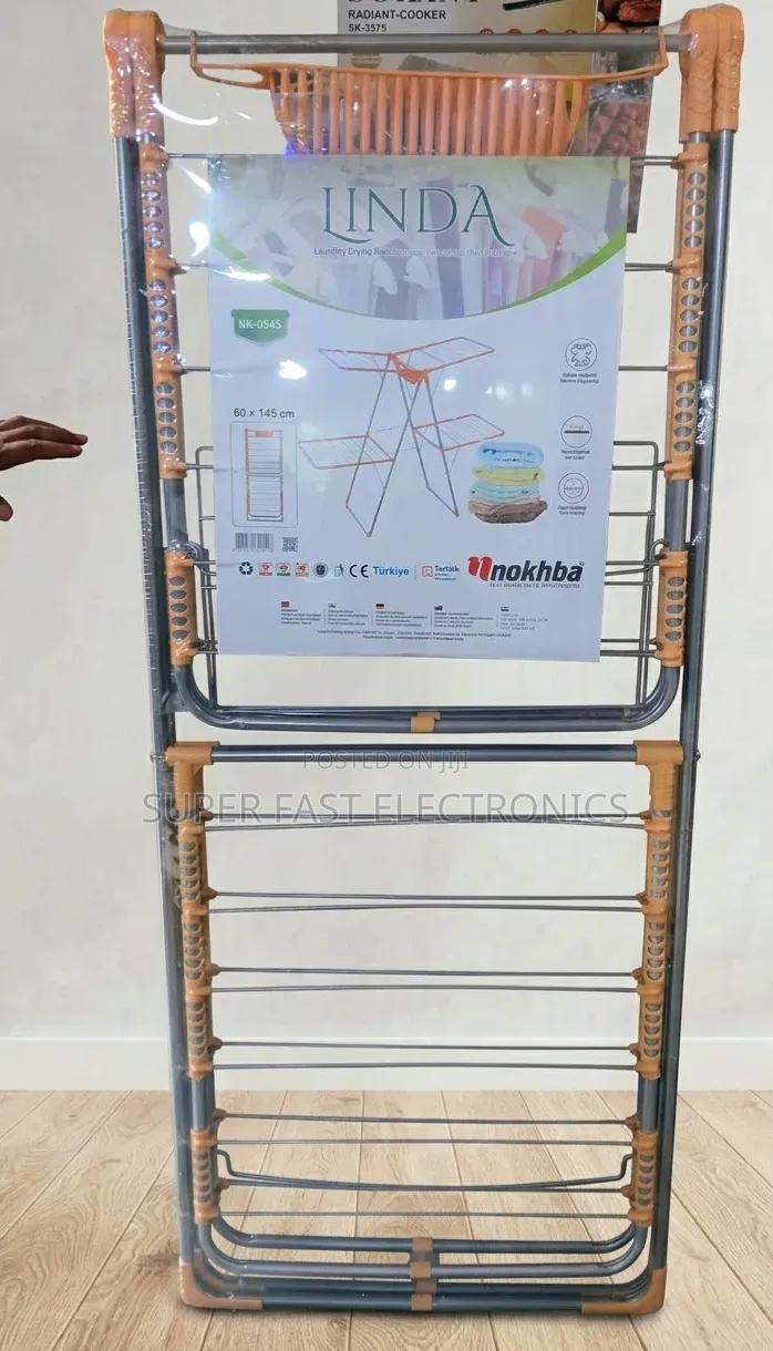 LINDA Laundry Drying Rack – Adjustable Clothes Drying Stand