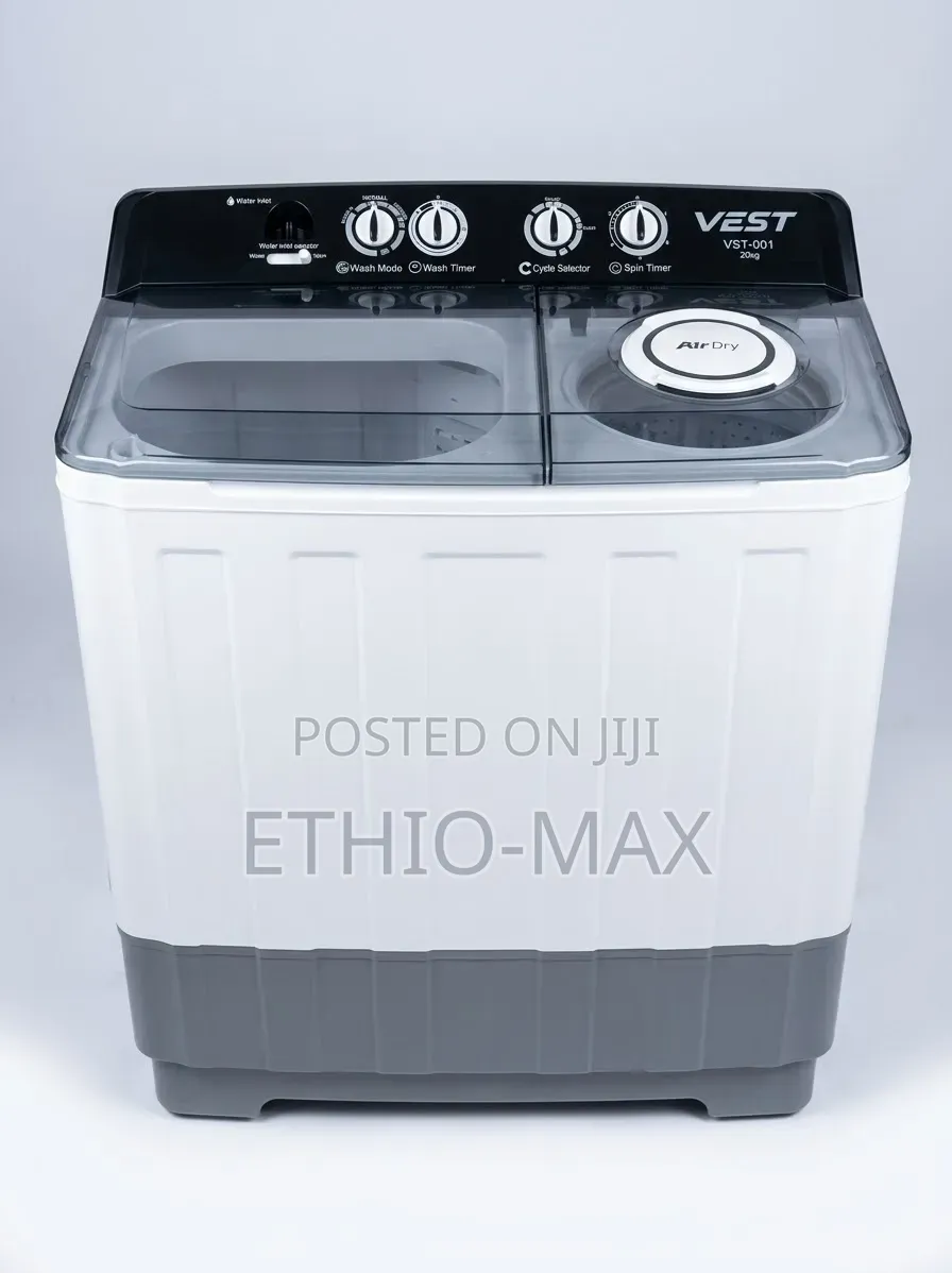 VEST Washing Machine 20KG – Extra Large Capacity for Your Family!