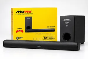 MeWe 2.1CH Wired Sound Bar – Bring Your Entertainment to Life!