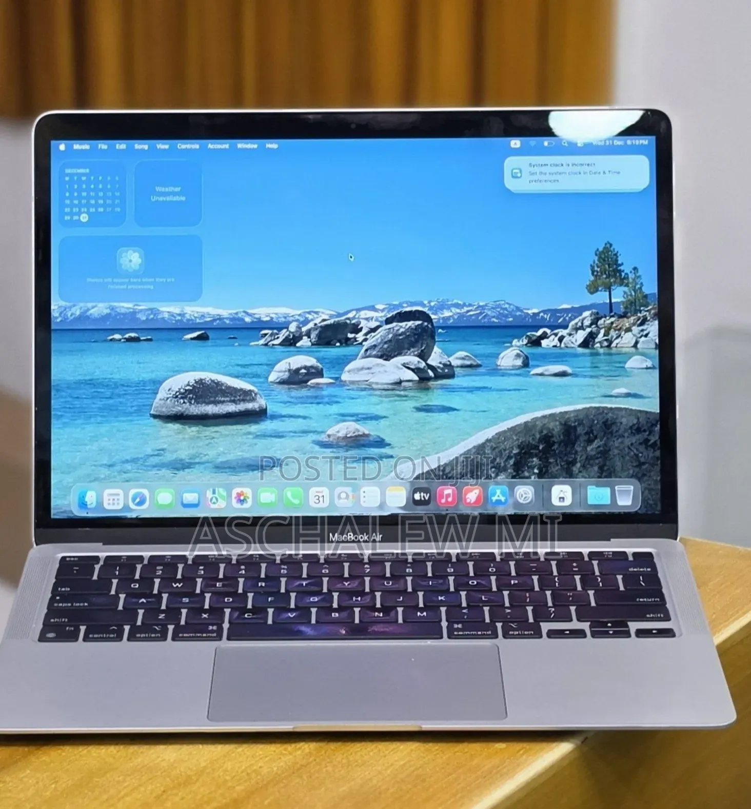 New Laptop Apple MacBook Air 2020 M1 8GB Apple M1 SSD 256GB