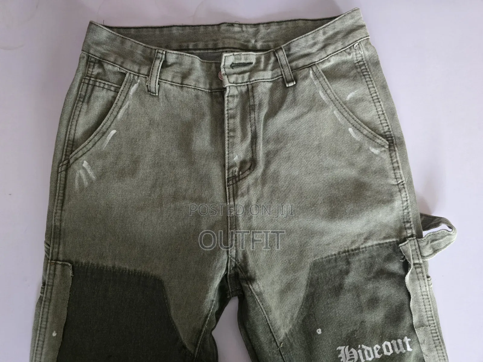 Hollywood Hideout Graphic Patchwork Pants