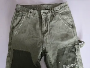 Hollywood Hideout Graphic Patchwork Pants