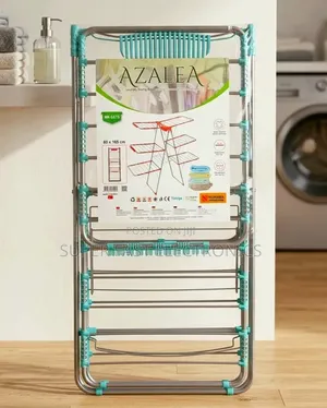 Laundry Drying Rack – Heavy-Duty Metal Clothes Airer (60 × 145 Cm)