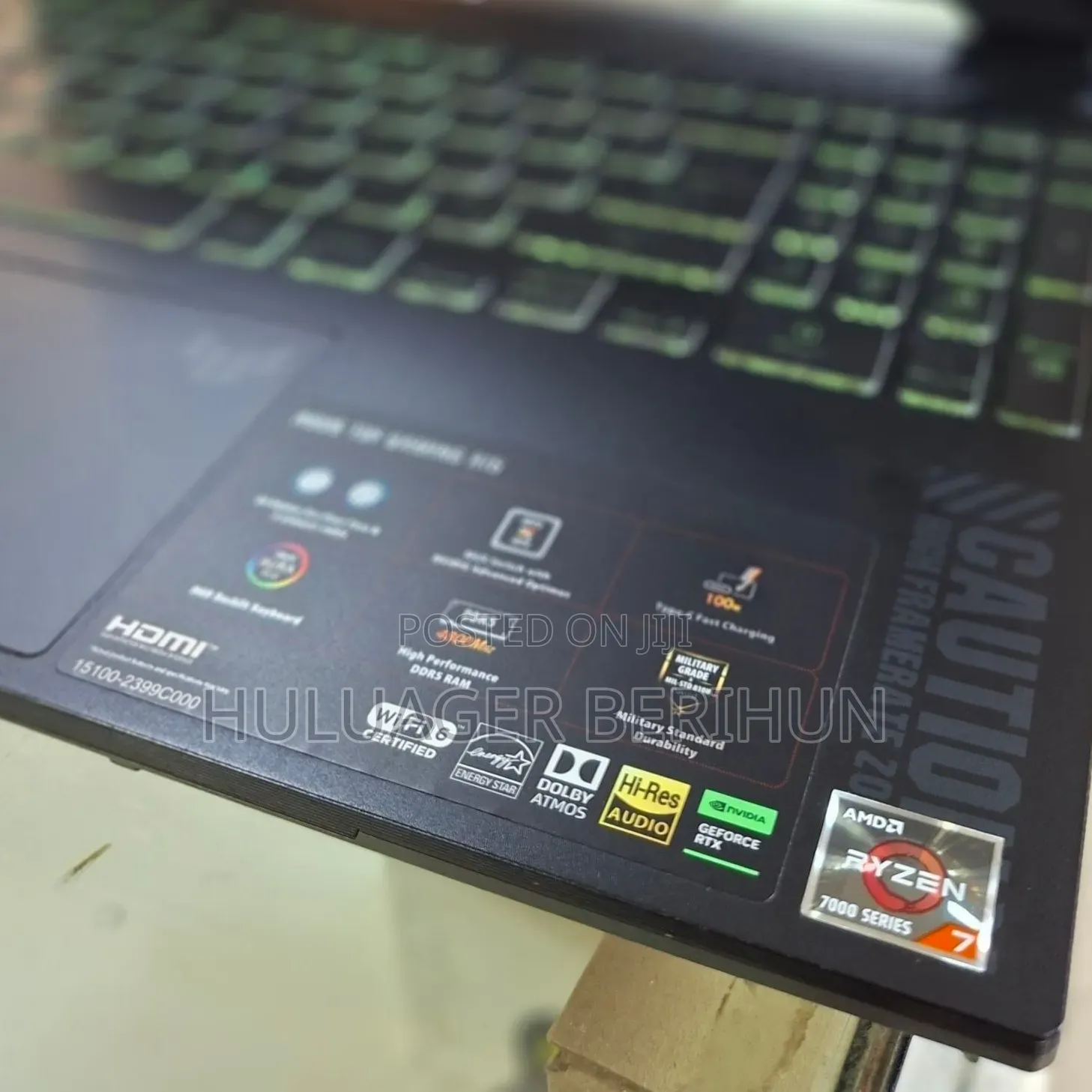 New Laptop Asus ROG Strix G15 16GB AMD Ryzen 7 SSD 512GB