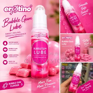 Erotimo Bubble Gum Flavoured Lubricant Strawberry and Candy Flavor