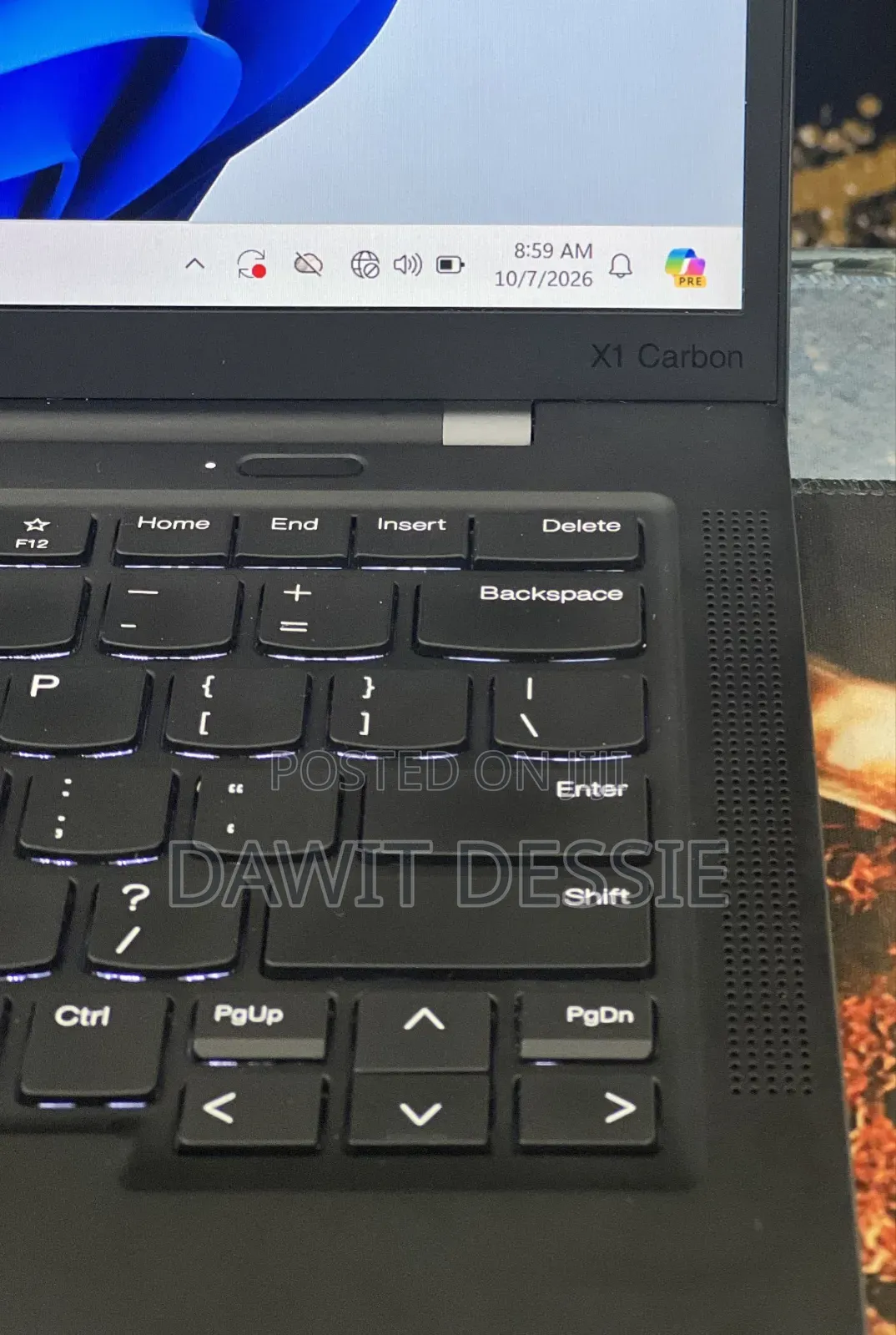New Laptop Lenovo ThinkPad X1 Carbon Gen11 16GB Intel Core i7 SSD 512GB