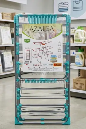 Clothes Drying Rack AZALEA 3-Tier Folding – 60 × 165 Cm | Space-Saving