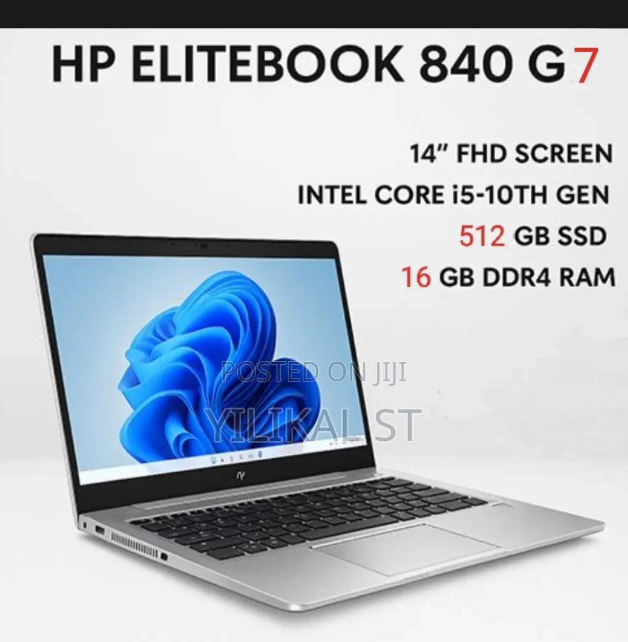 New Laptop HP EliteBook 840 G7 16GB Intel Core i5 SSD 512GB