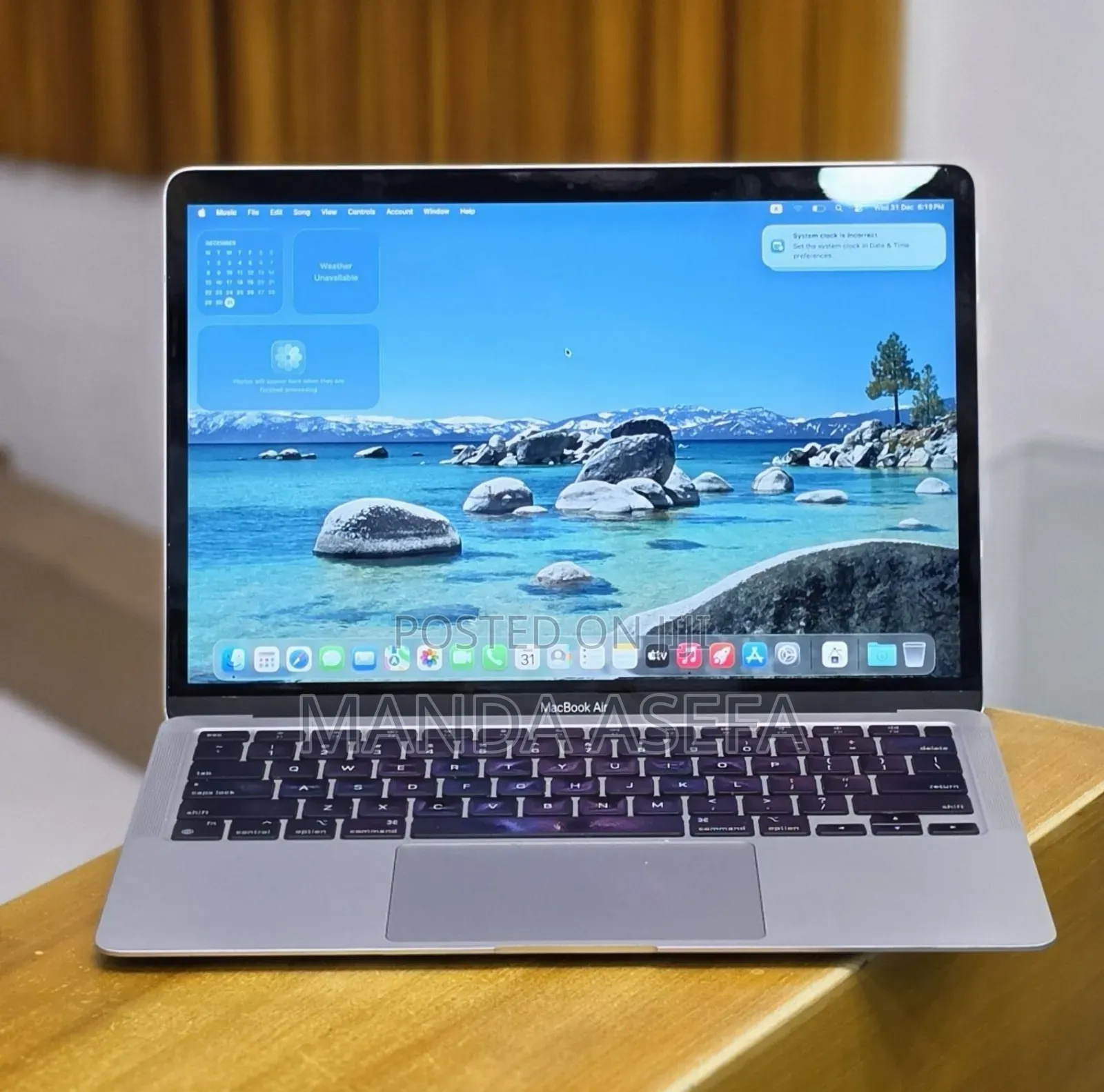 New Laptop Apple MacBook Air 2020 M1 8GB Apple M1 SSD 256GB