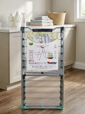 Laundry Drying Clothe Rack LINDA 2-Tier Folding (60 X 145 Cm)
