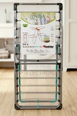 Laundry Drying Clothe Rack LINDA 2-Tier Folding (60 X 145 Cm)