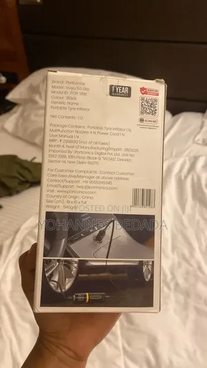 PORTRONICS Car Air Compressor