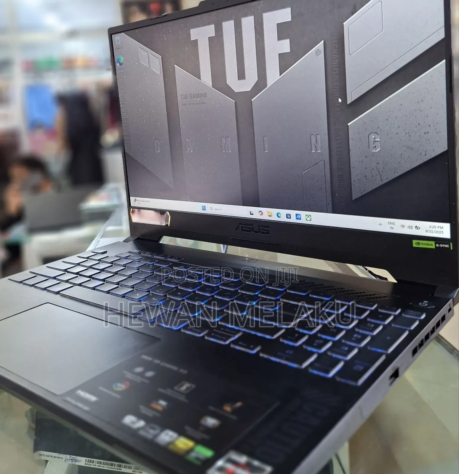 New Laptop Asus TUF Gaming A15 16GB AMD Ryzen 7 SSD 512GB
