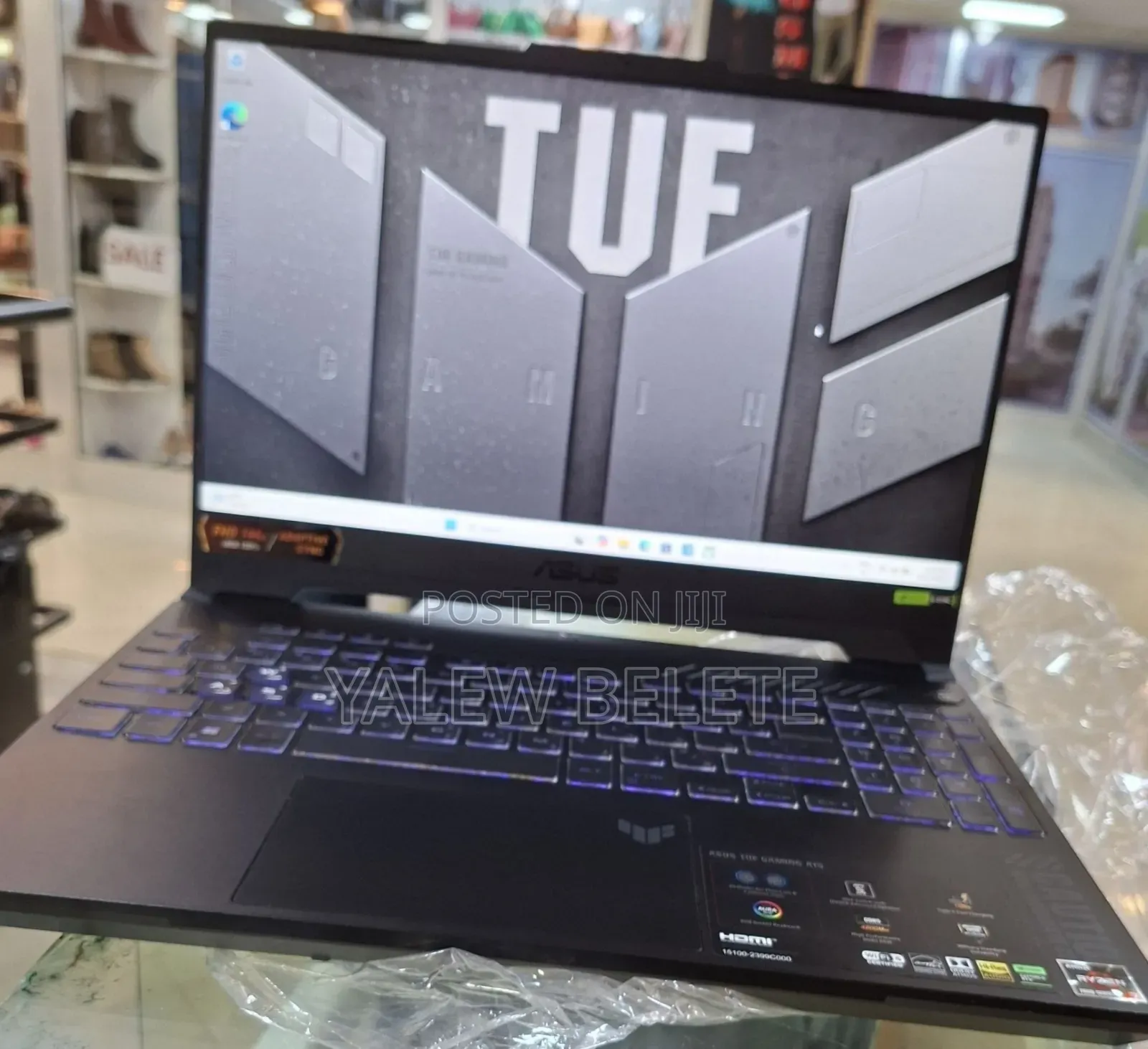 New Laptop Asus TUF Gaming A15 16GB AMD Ryzen 7 SSD 512GB