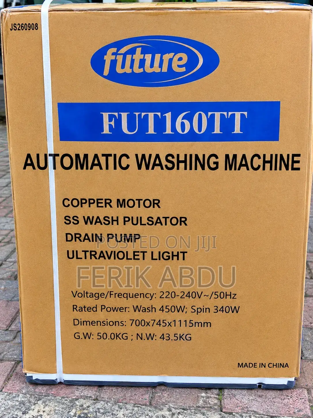 Future 16kg Automatic Washing Machine