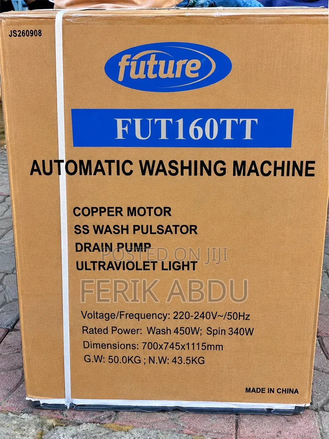 Future 16kg Automatic Washing Machine