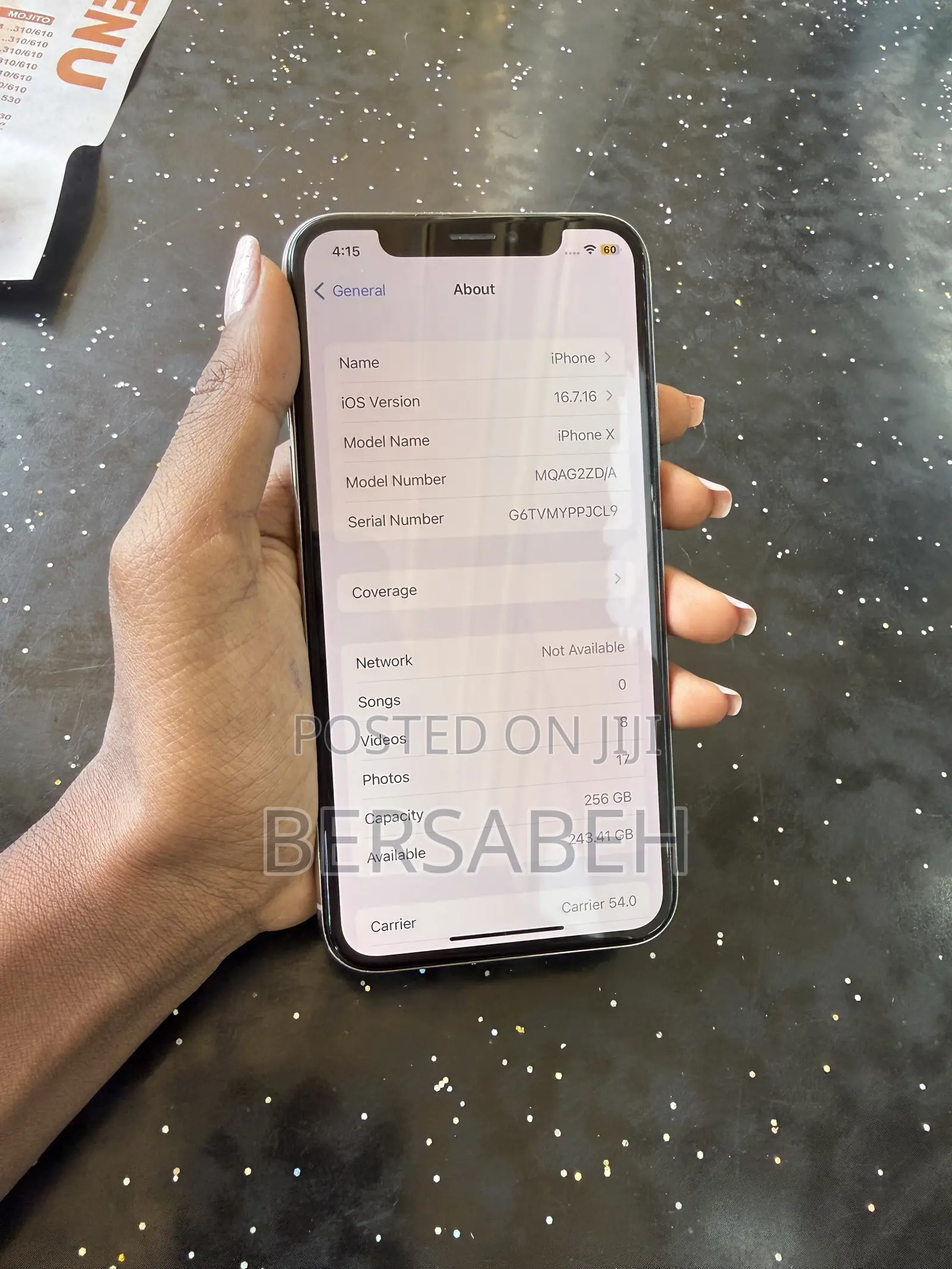 Apple iPhone X 256 GB White