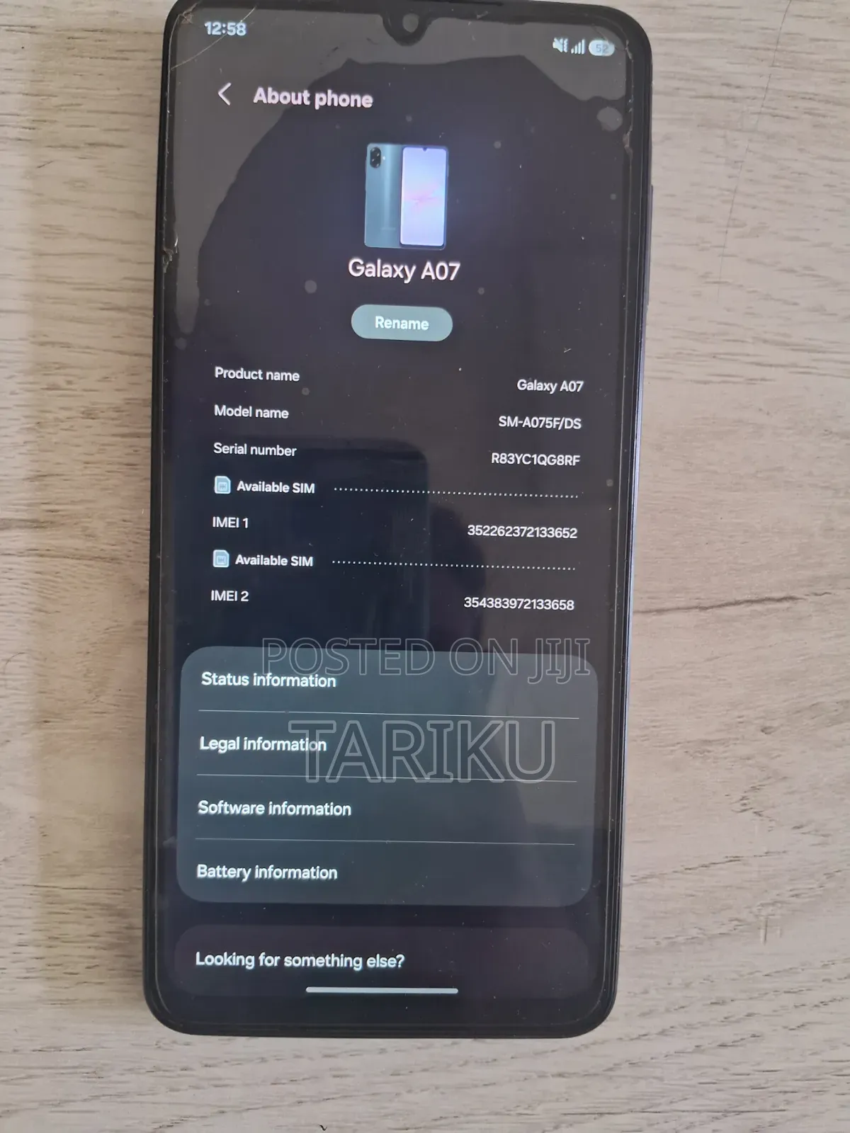 Samsung Galaxy A07 64 GB Black
