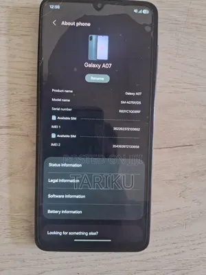 Samsung Galaxy A07 64 GB Black