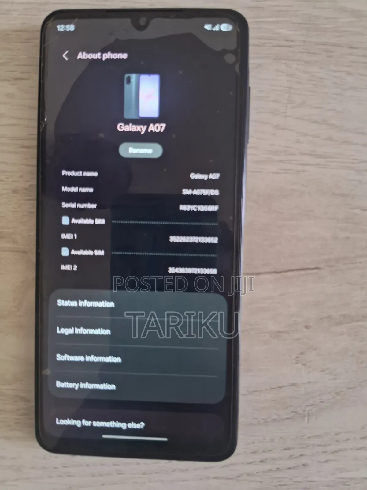 Samsung Galaxy A07 64 GB Black