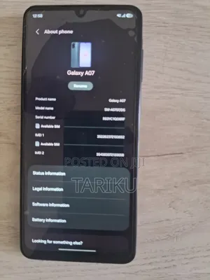 Samsung Galaxy A07 64 GB Black