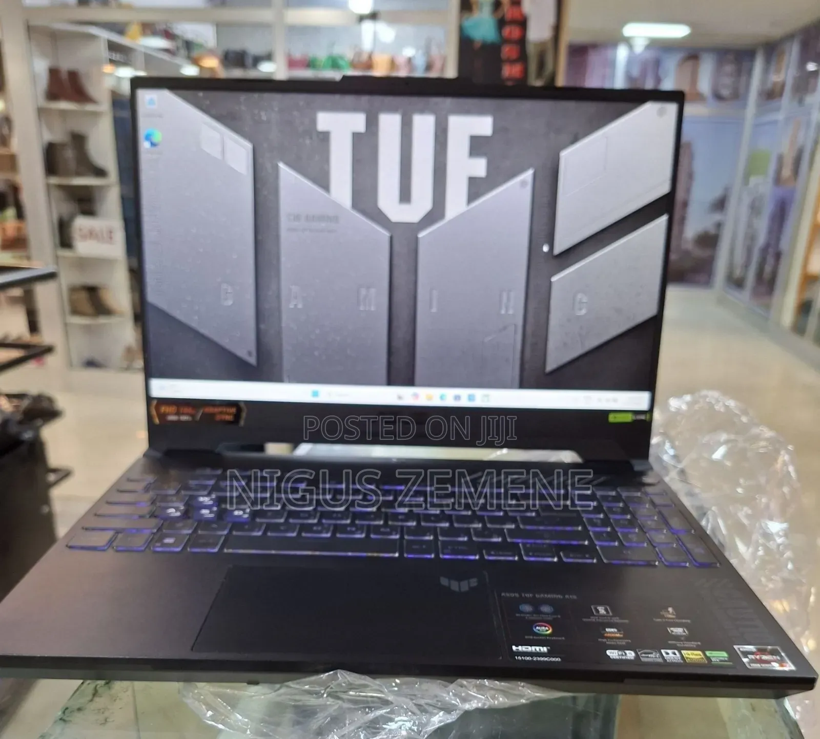 New Laptop Asus TUF Gaming A15 16GB AMD Ryzen 7 SSD 512GB