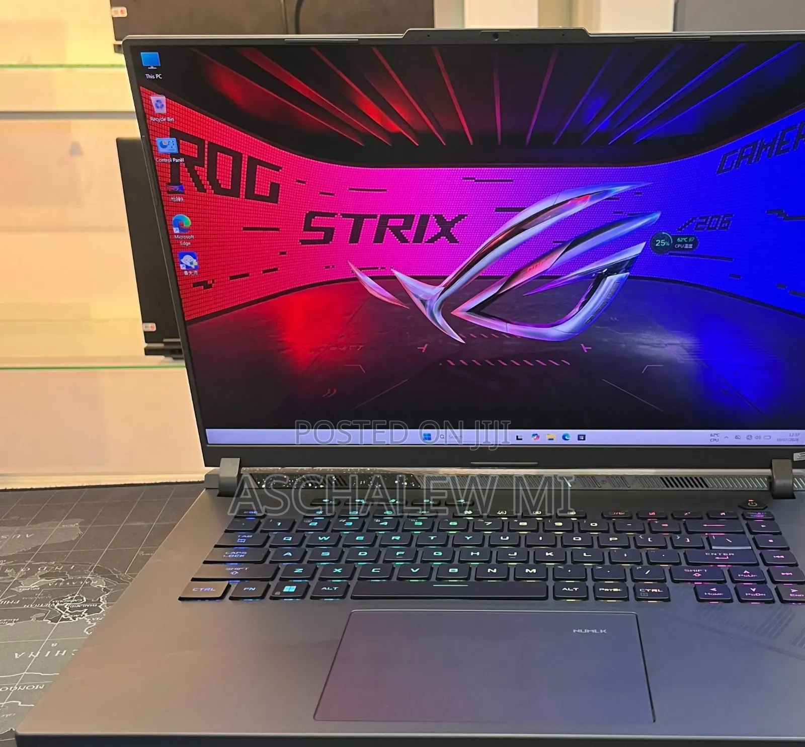 New Laptop Asus ROG Strix G16 16GB Intel Core i9 SSD 1T