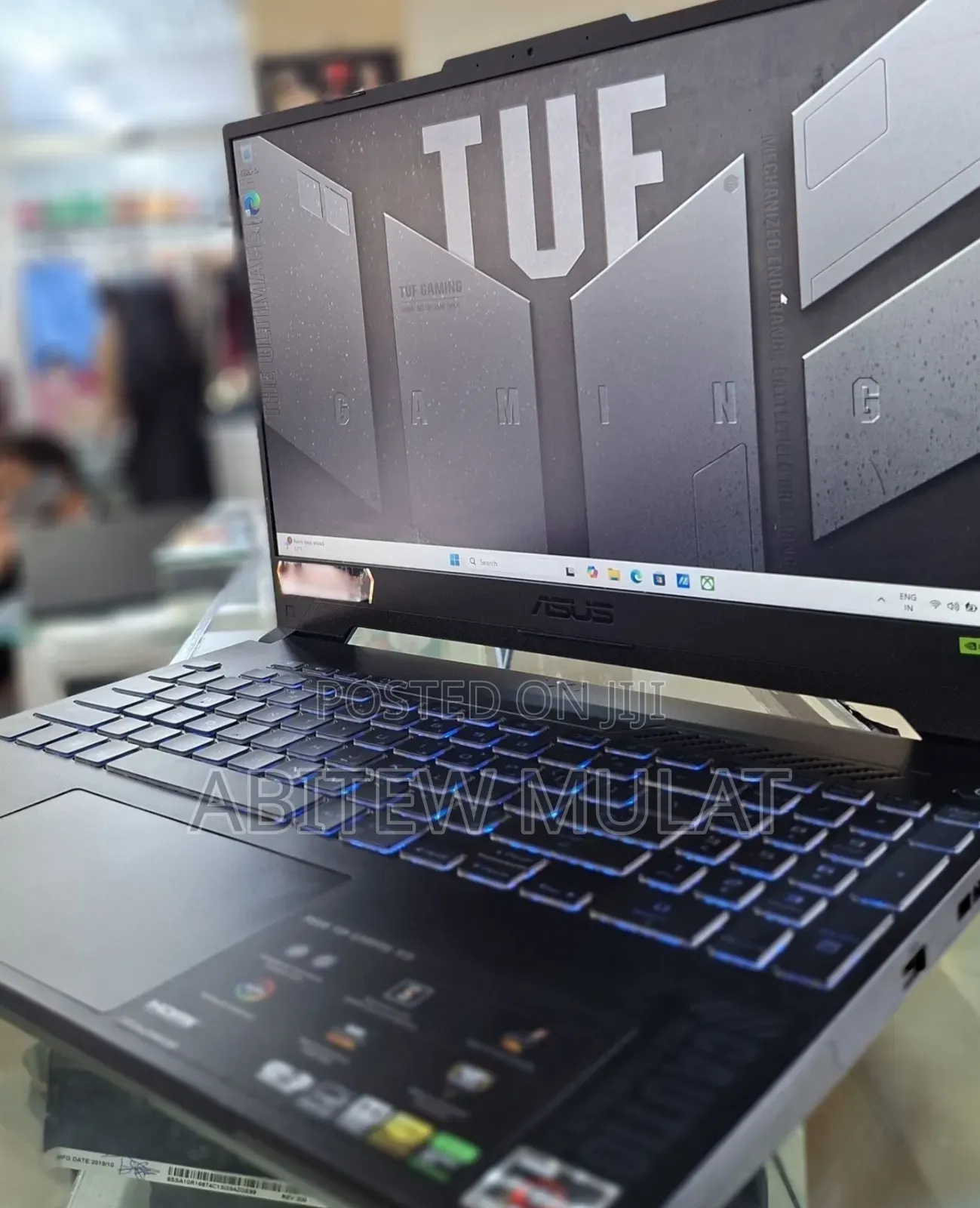 New Laptop Asus TUF Gaming A15 16GB AMD Ryzen 7 SSD 512GB