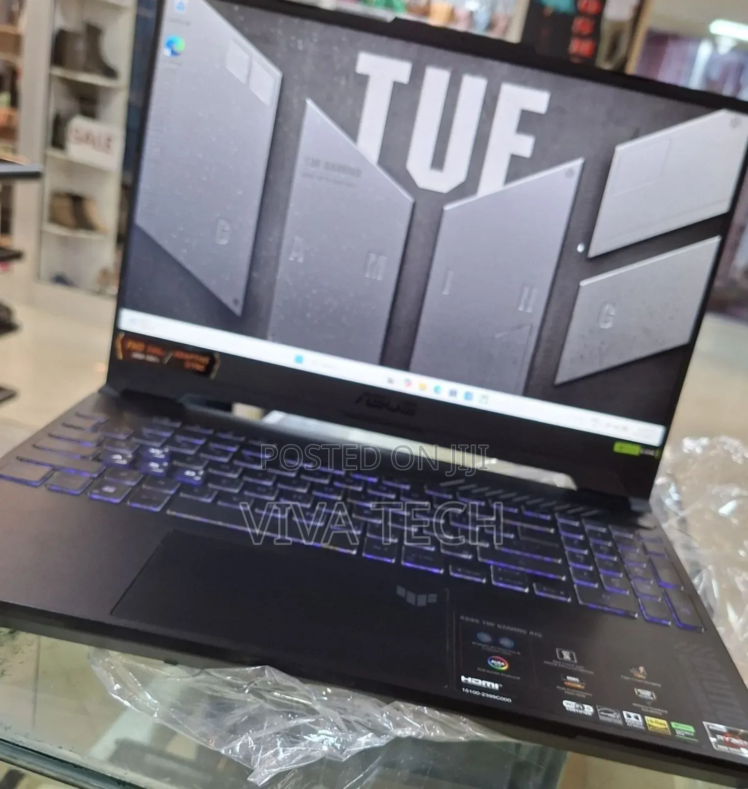 New Laptop Asus TUF Gaming A15 16GB AMD Ryzen 7 SSD 512GB