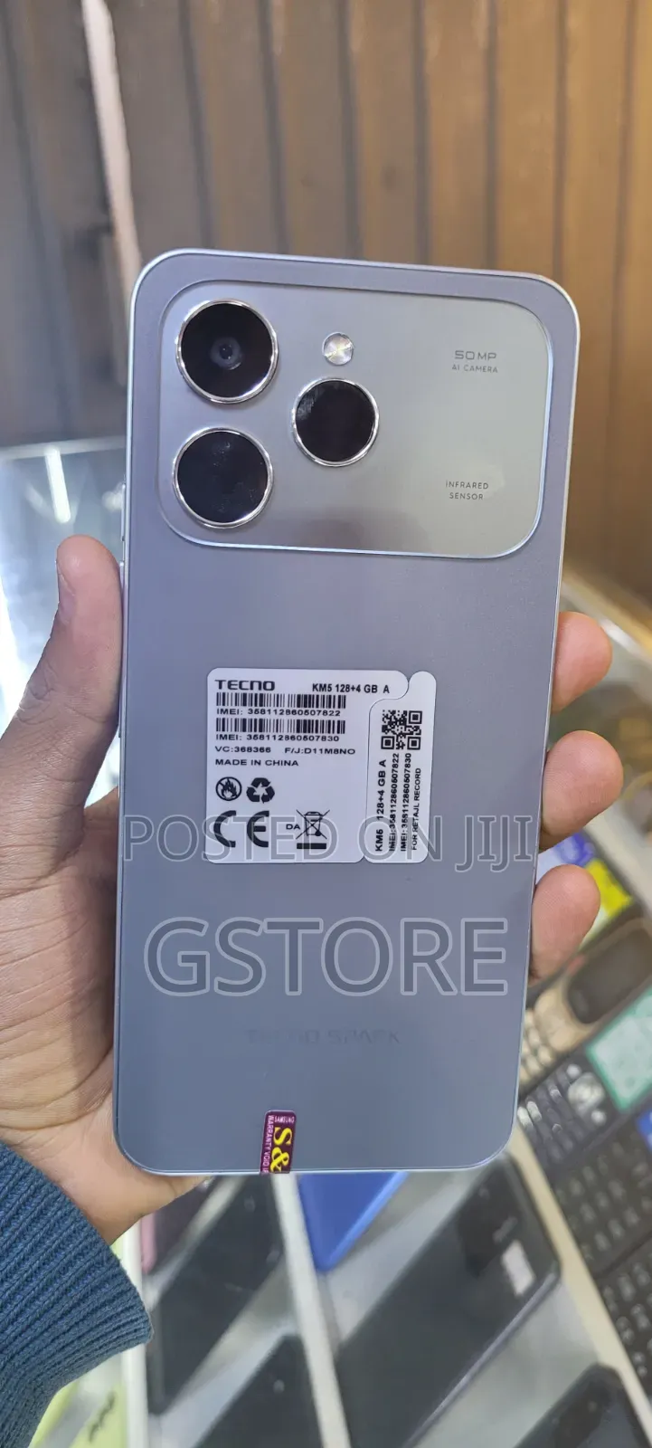 New Tecno Spark 40 128 GB Silver
