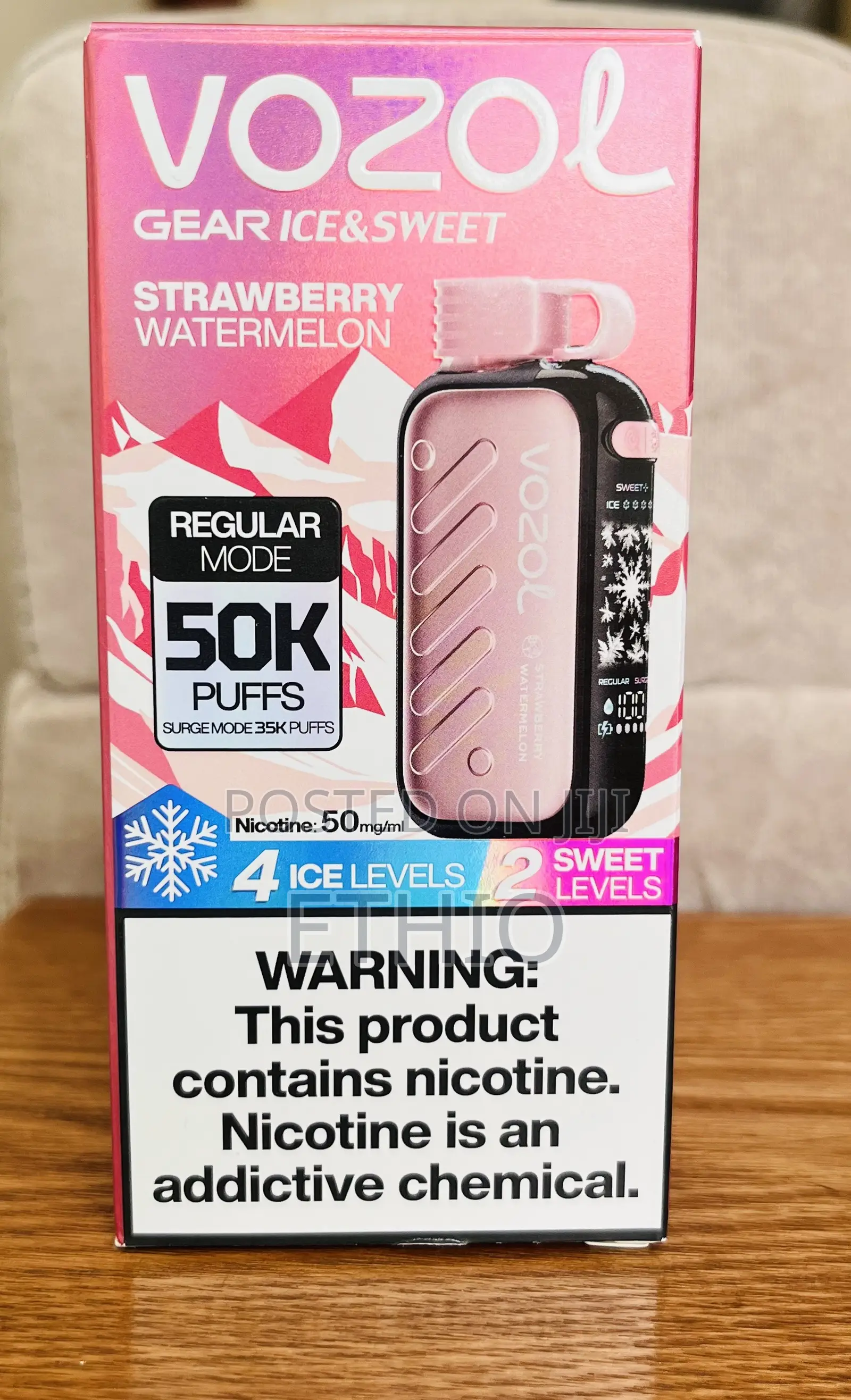 Vozol Gear Strawberry Watermelon 50000 Puff