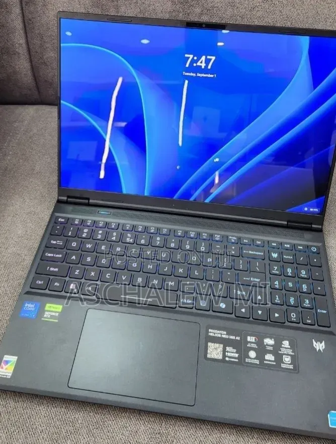 New Laptop Acer Predator Helios Neo 16 32GB Intel Core Ultra 9 SSD 1T