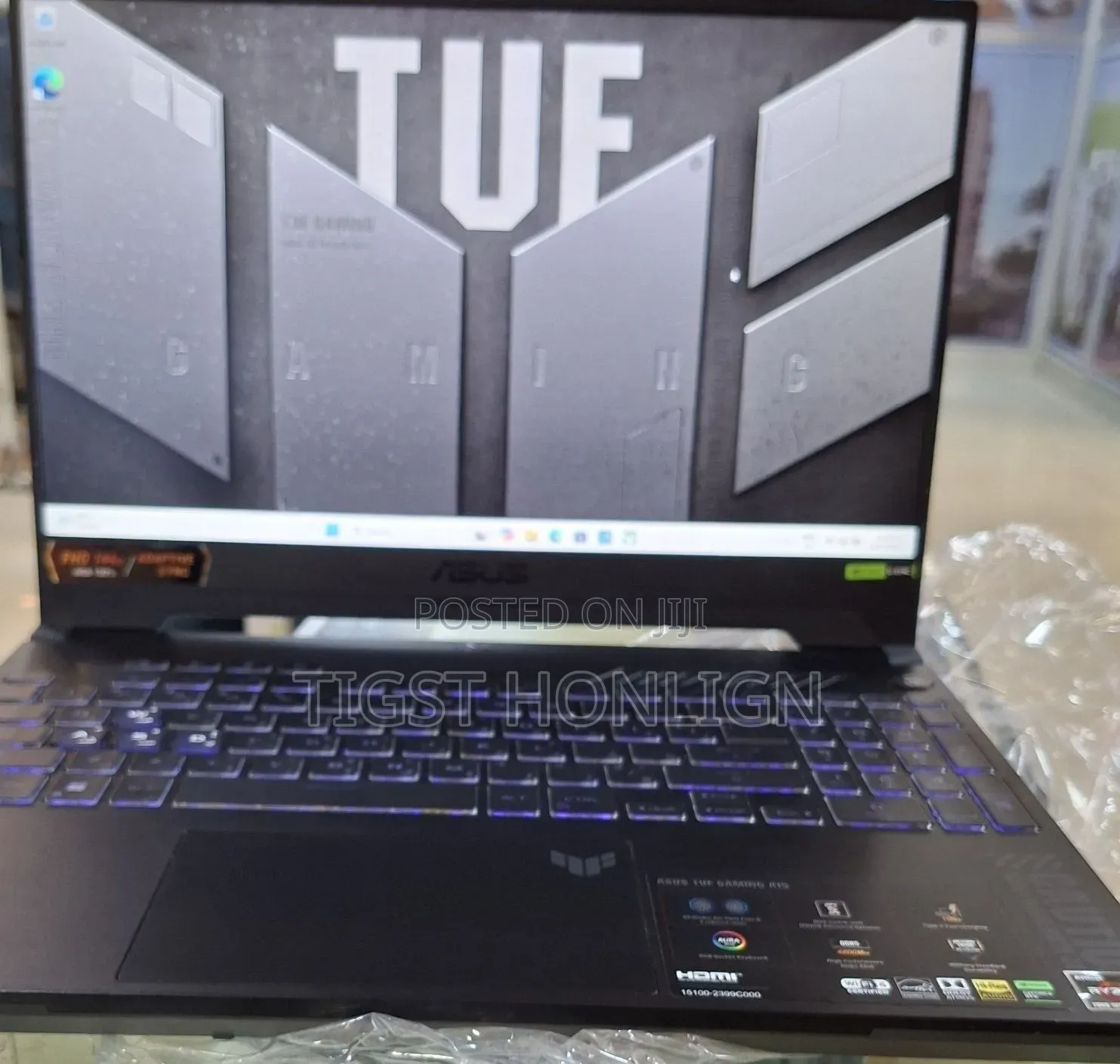 New Laptop Asus TUF Gaming A15 16GB AMD Ryzen 7 SSD 512GB