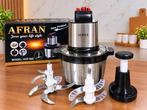 AFRAN HHP-886 Food Processor/Chopper የሚያገለግሉት:ስጋ መፍጨት ሽንኩርት መቁረጥ መፍጨት