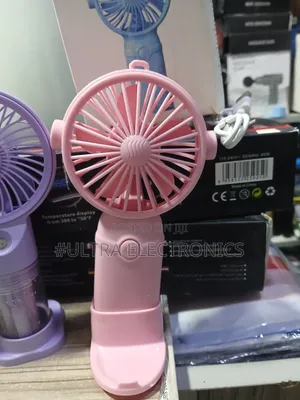 Mini Handheld Fan – 2-in-1 Portable • Rechargeable • Convenient