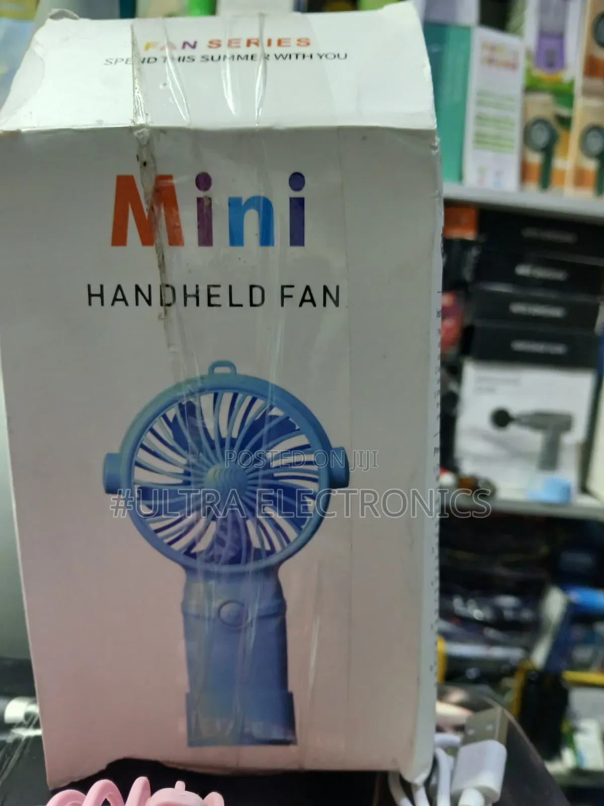 Mini Handheld Fan – 2-in-1 Portable • Rechargeable • Convenient