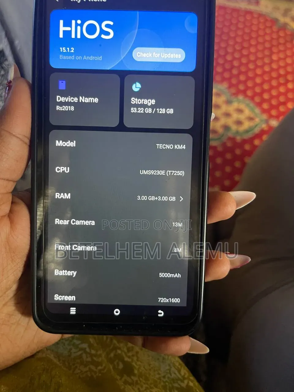 Tecno Pop 20 128 GB Black