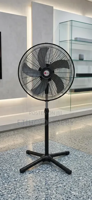 The Selected Region Shows an LG 18-Inch Standing Floor Fan (Featuring