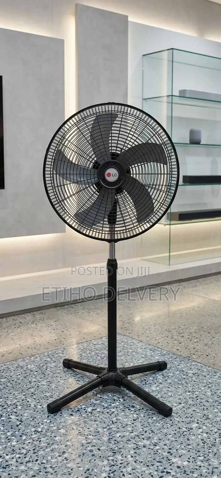 The Selected Region Shows an LG 18-Inch Standing Floor Fan (Featuring