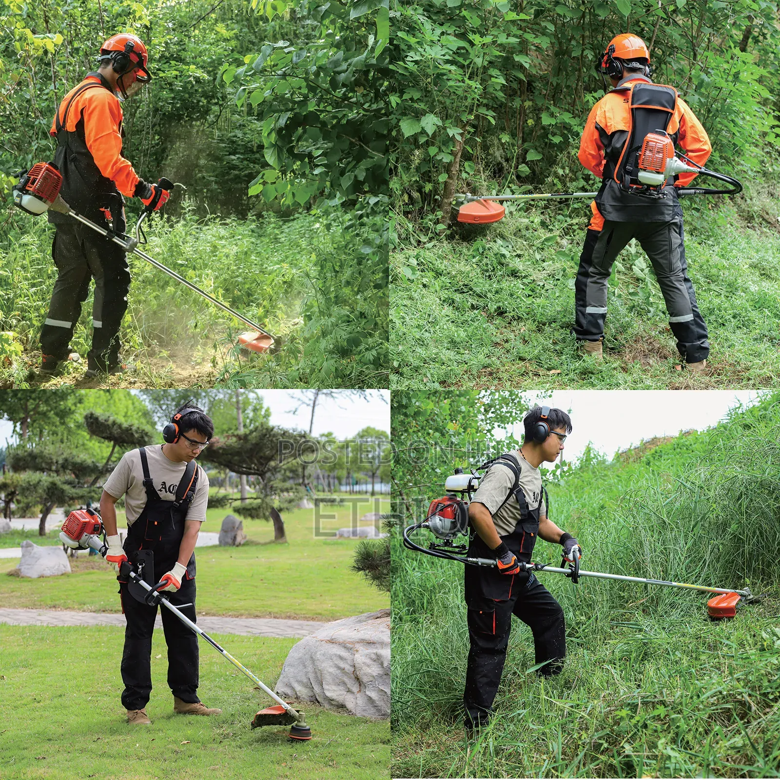 Edon Promax Gasoline Backpack Grass Trimmer