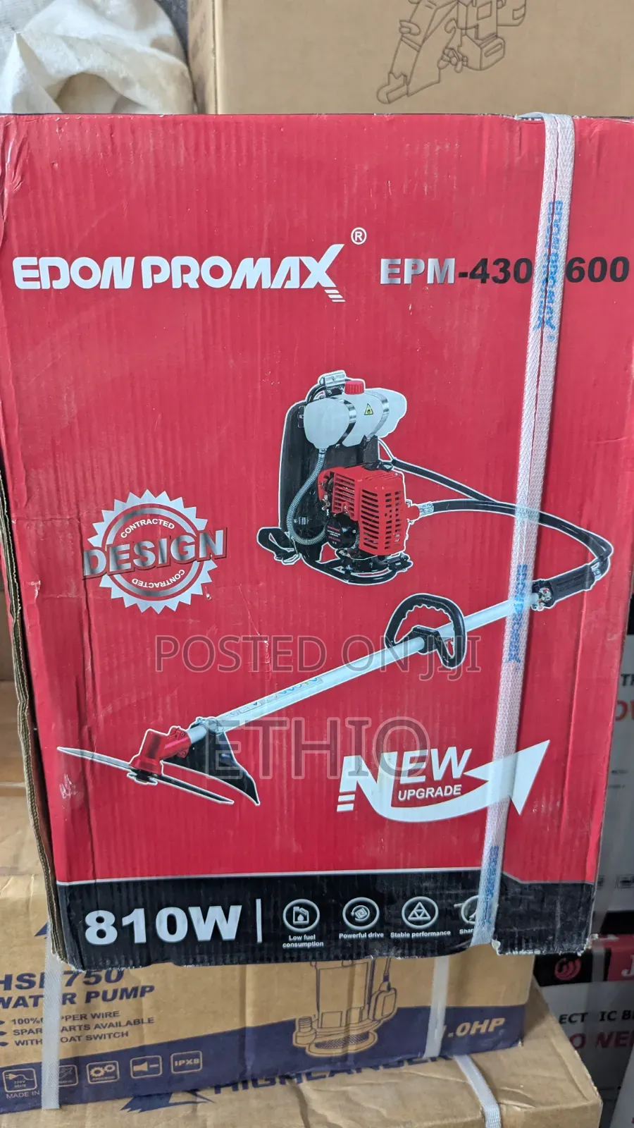 Edon Promax Gasoline Backpack Grass Trimmer