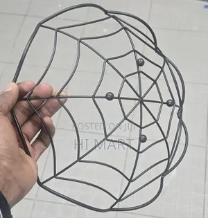 Metalic Spider Web Fruit Basket