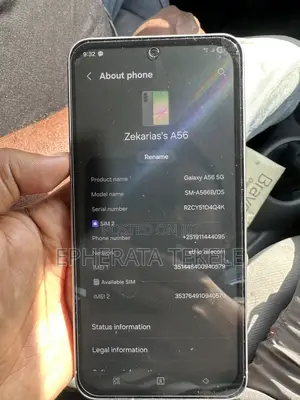 New Samsung Galaxy A56 256 GB Gray