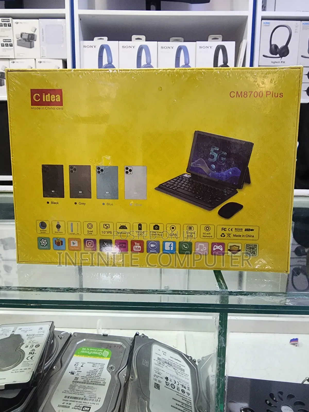 New C idea CM8800 Plus 1 TB Black