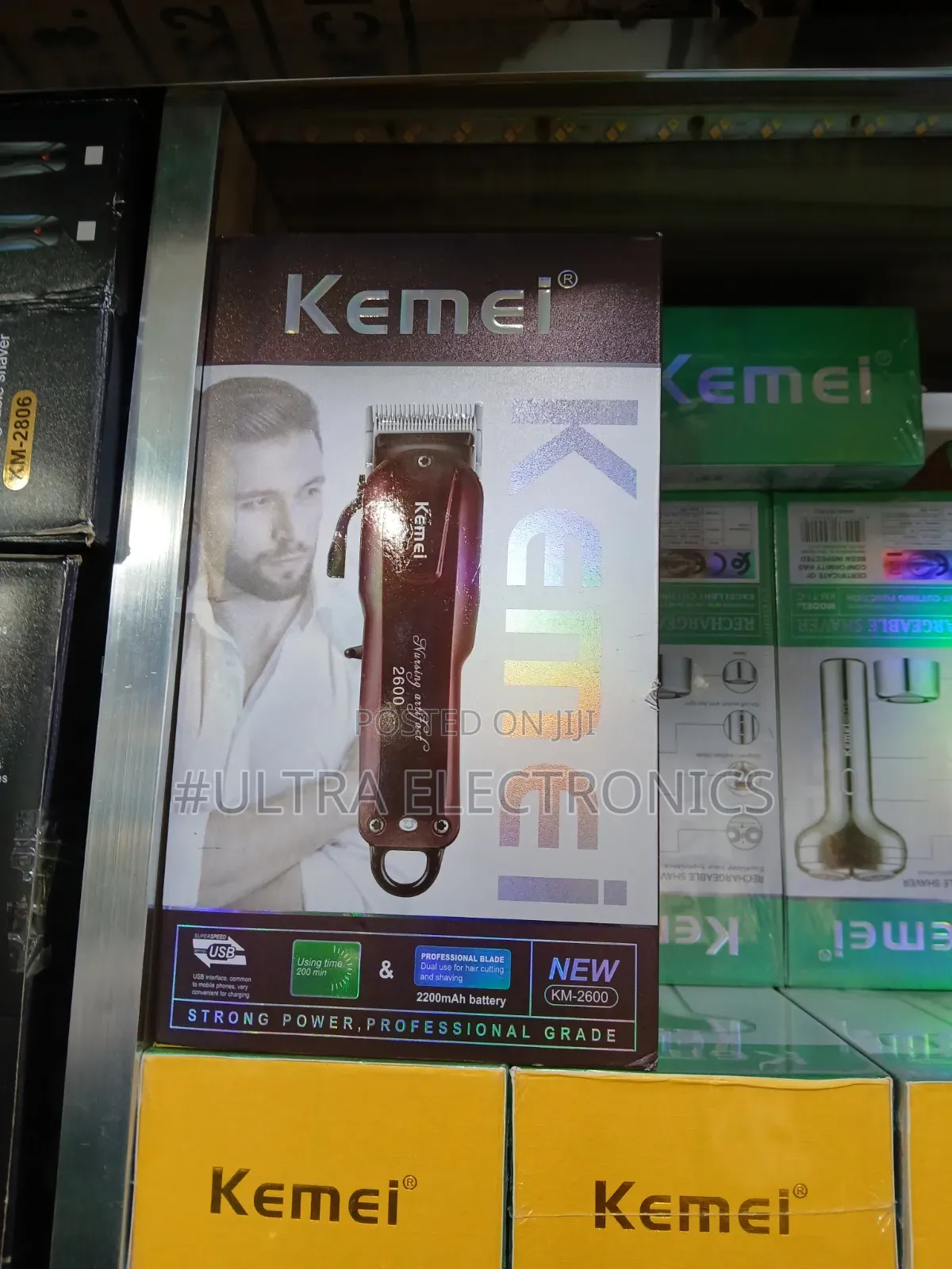 Kemei Km-2600 Rechargeable Shaver Professional Grade